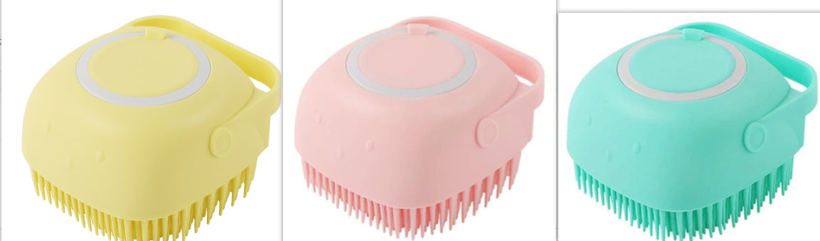 Cepillo de baño de silicona caliente para perros de Amazon Pet Products