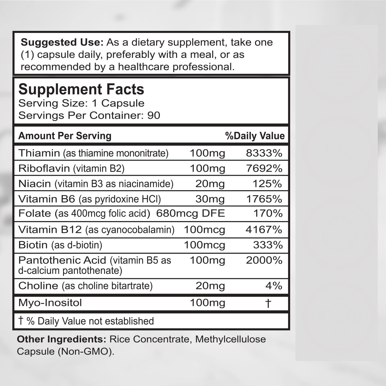Vitamin B Capsules