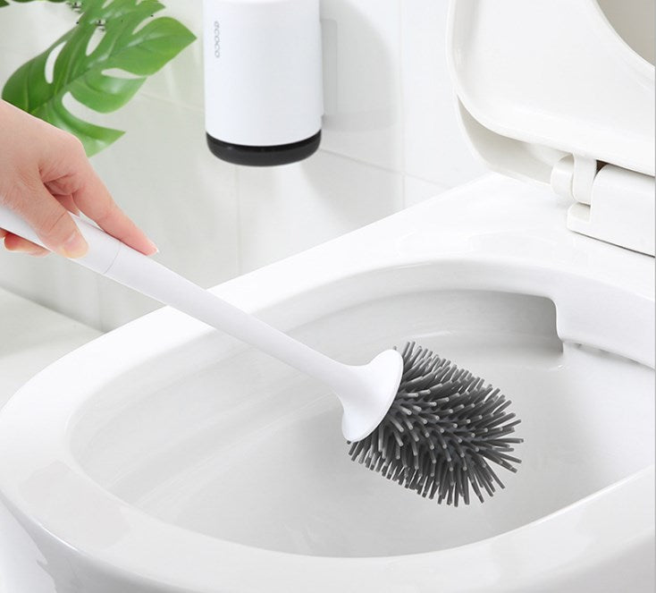 Cabezal de cepillo de inodoro de plástico blando antiadherente para el cabello