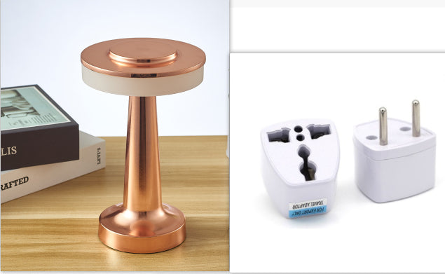 Mesa de carga de mesa de comedor creativa con mancuernas para hotel