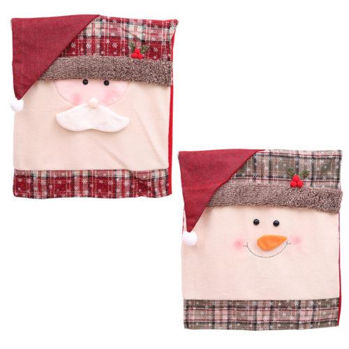 Juego de sillas de Navidad de alta calidad, artículos navideños, mesa decorada, gorro de Navidad en grandes cantidades