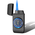 Encendedor de cigarrillos electrónico multifuncional creativo personalizado con forma de reloj, todo en uno, multiusos, con luz LED intermitente, regalo.