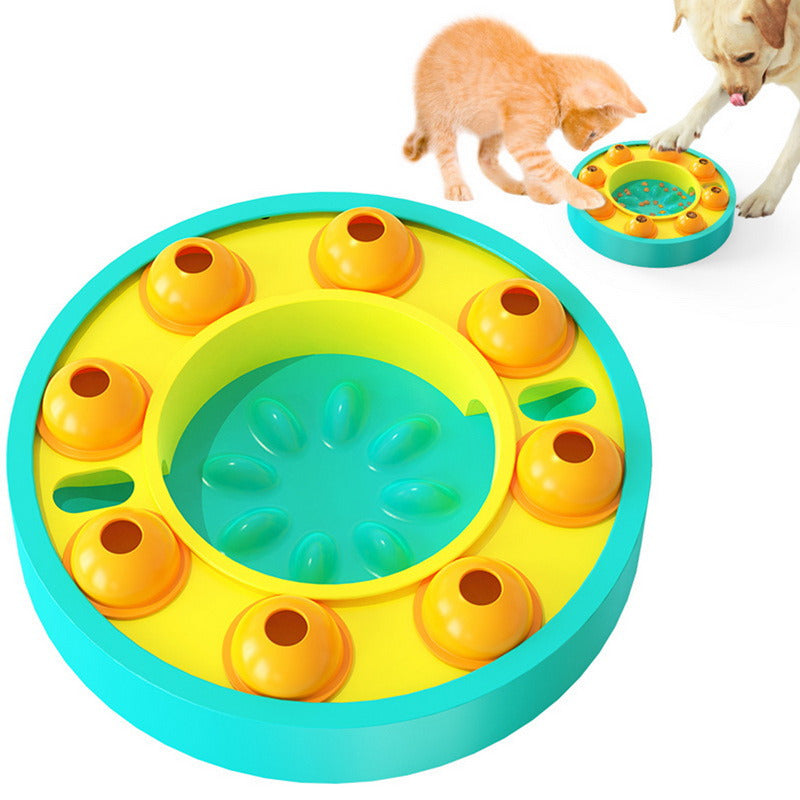 Juguetes para perros rompecabezas, comedero lento interactivo, dispensador de comida para aumentar el coeficiente intelectual del cachorro, tazón antideslizante para comer lentamente, juego de entrenamiento para perros, artículos para mascotas