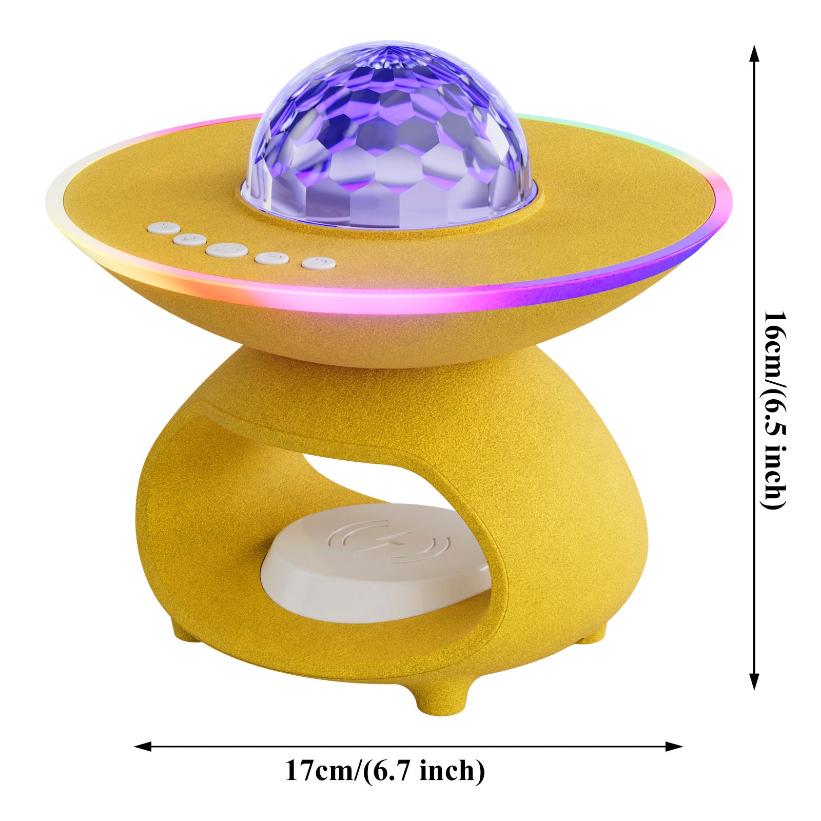 LED Dynamic Starry Sky Projector Light USB Bluetooth Speaker Atmosphere Light