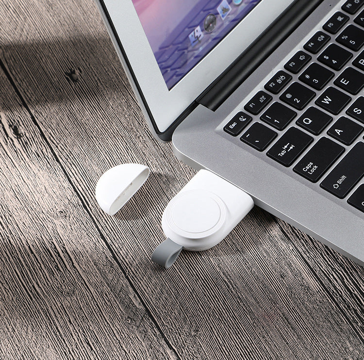 Cargador inalámbrico portátil para Apple Watch, estación de carga, base y cargador USB