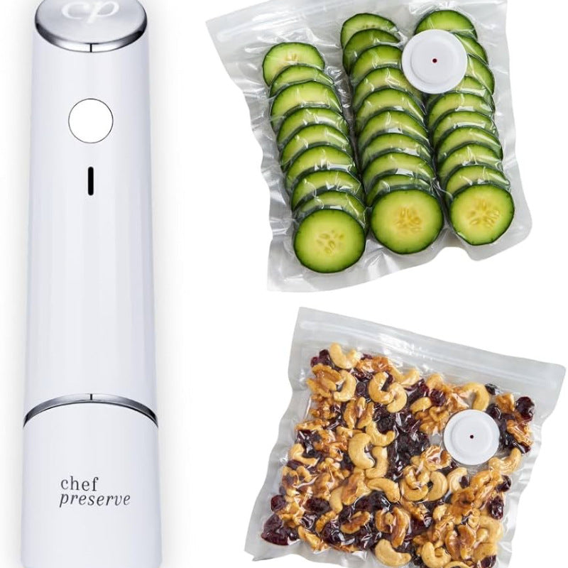 Práctica máquina de sellado al vacío para envasado y conservación de alimentos
