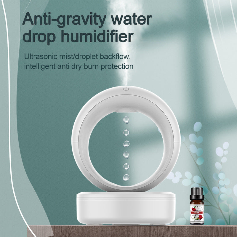 Humidificador Antigravedad Silencioso Contracorriente Humidificador Antigravedad Gotas de Agua Levitantes Nebulizador Humidificadores Eléctricos