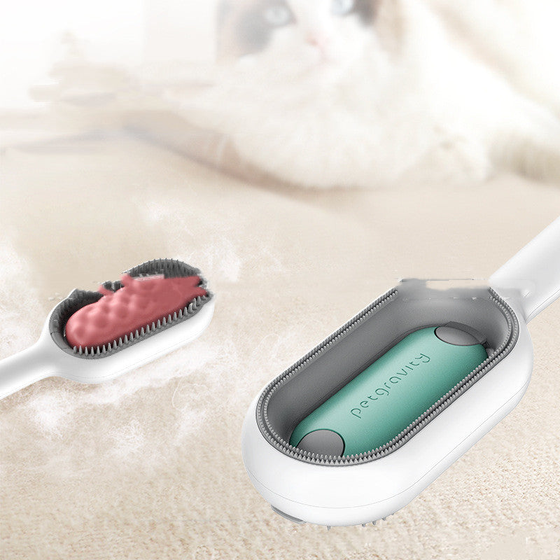 Peine quitapelos con toallitas desechables adhesivas para gatos