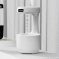 Humidificador antigravedad para dormitorio con reloj, difusor de aroma con reflujo de gotas de agua, humidificador de gran capacidad, silencioso, de niebla pesada, pulverizador doméstico para oficina y dormitorio