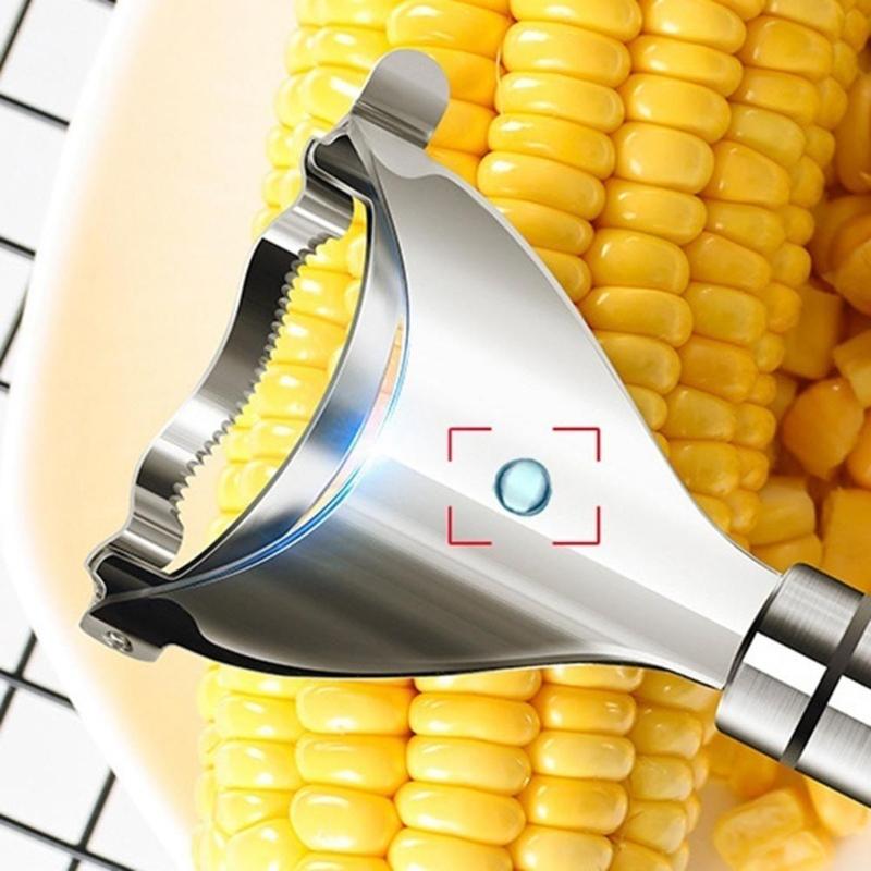 Cepillo para desgranar maíz de acero inoxidable para cocina doméstica