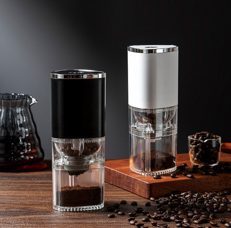 Molino de café eléctrico Molinillo de granos de café Café automático portátil recargable por USB Triturador de alimentos para café de goteo Artilugios de cocina