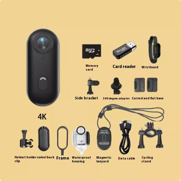 Cámara Deportiva Exterior Para Casco De Motocicleta Bicicleta Mini Cámara De Acción 4K Profesional Para El Cuerpo Y Cámaras De Video