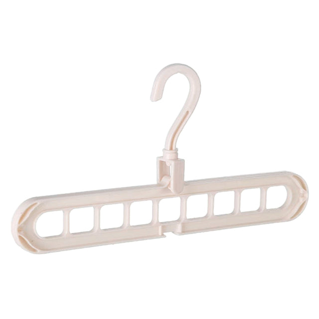 Percha de ropa de plástico Percha de almacenamiento Gancho de percha