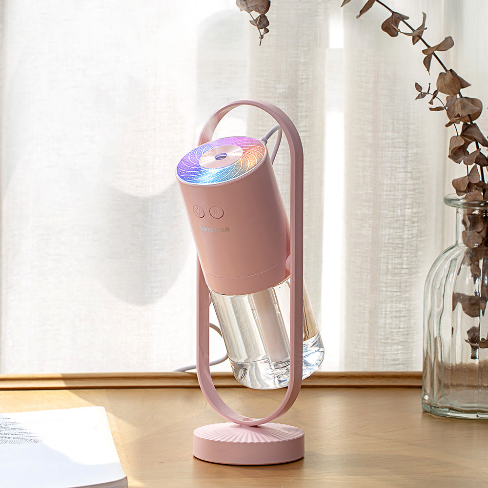 Humidificador de aire USB Magic Shadow para el hogar con luces nocturnas de proyección, generador de niebla ultrasónico para coche, minipurificador de aire de oficina