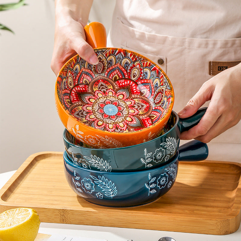 Cuenco para Ensalada, Cuenco para Postre, Cuenco Doméstico Esmaltado