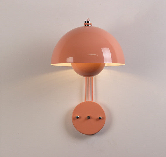 Lámpara de pared nórdica minimalista moderna creativa con forma de capullo de flor