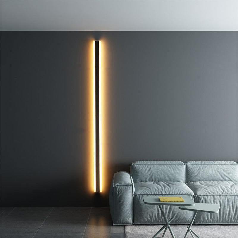 Aplique de pared LED largo minimalista
