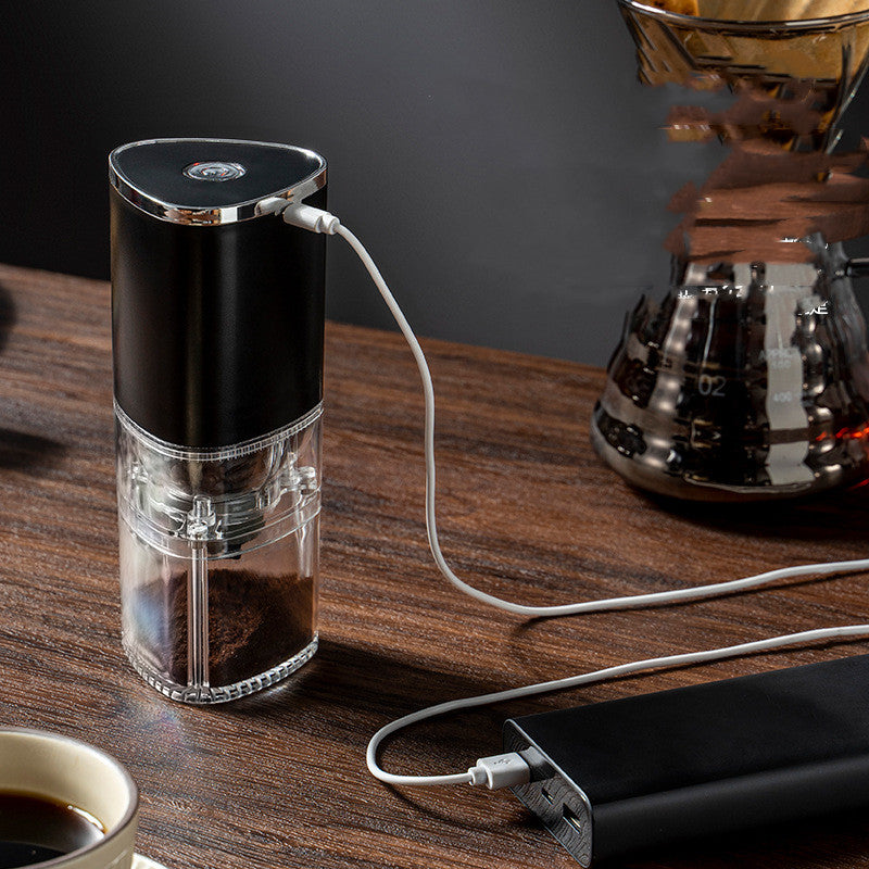 Molino de café eléctrico Molinillo de granos de café Café automático portátil recargable por USB Triturador de alimentos para café de goteo Artilugios de cocina