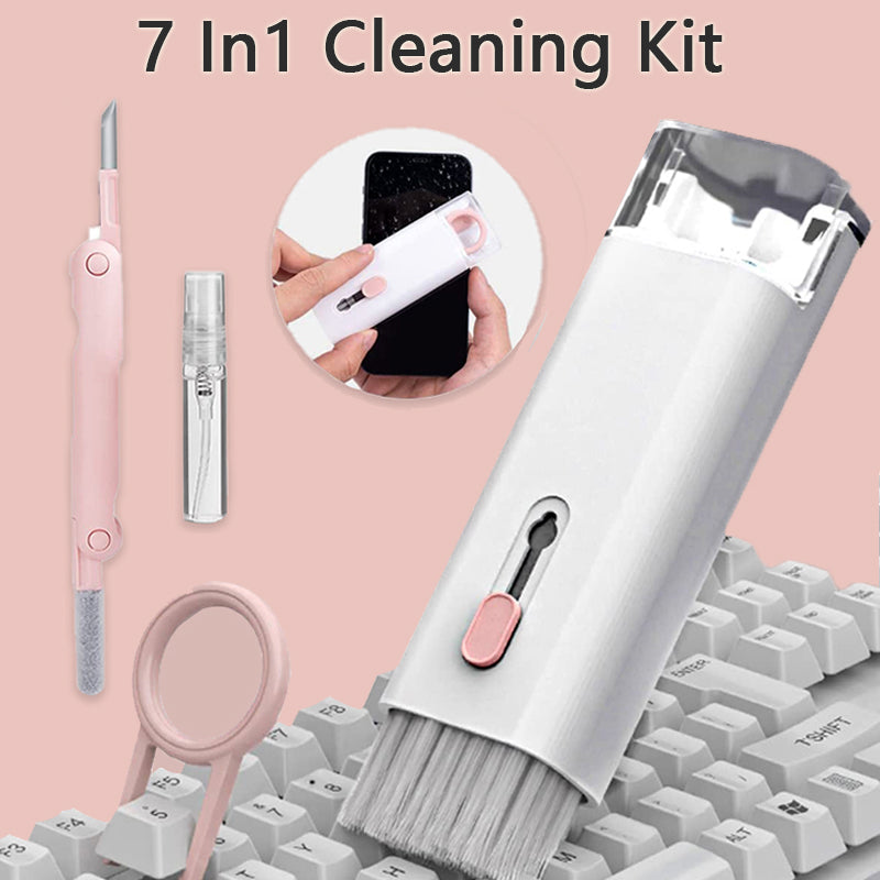 Juego de bolígrafos de limpieza multifuncionales compatibles con Bluetooth, limpiador de teclado, herramientas de limpieza, kit extractor de teclas