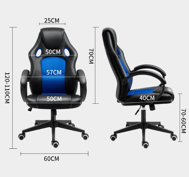 Silla giratoria elevadora para juegos y oficina en casa