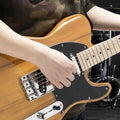 Guitarra eléctrica GTL Maple Fingerboard de 39" y 6 cuerdas con funda