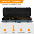 Cases Hard-Shell Wood Case for Standard Electric Guitars Telecaster &Lock