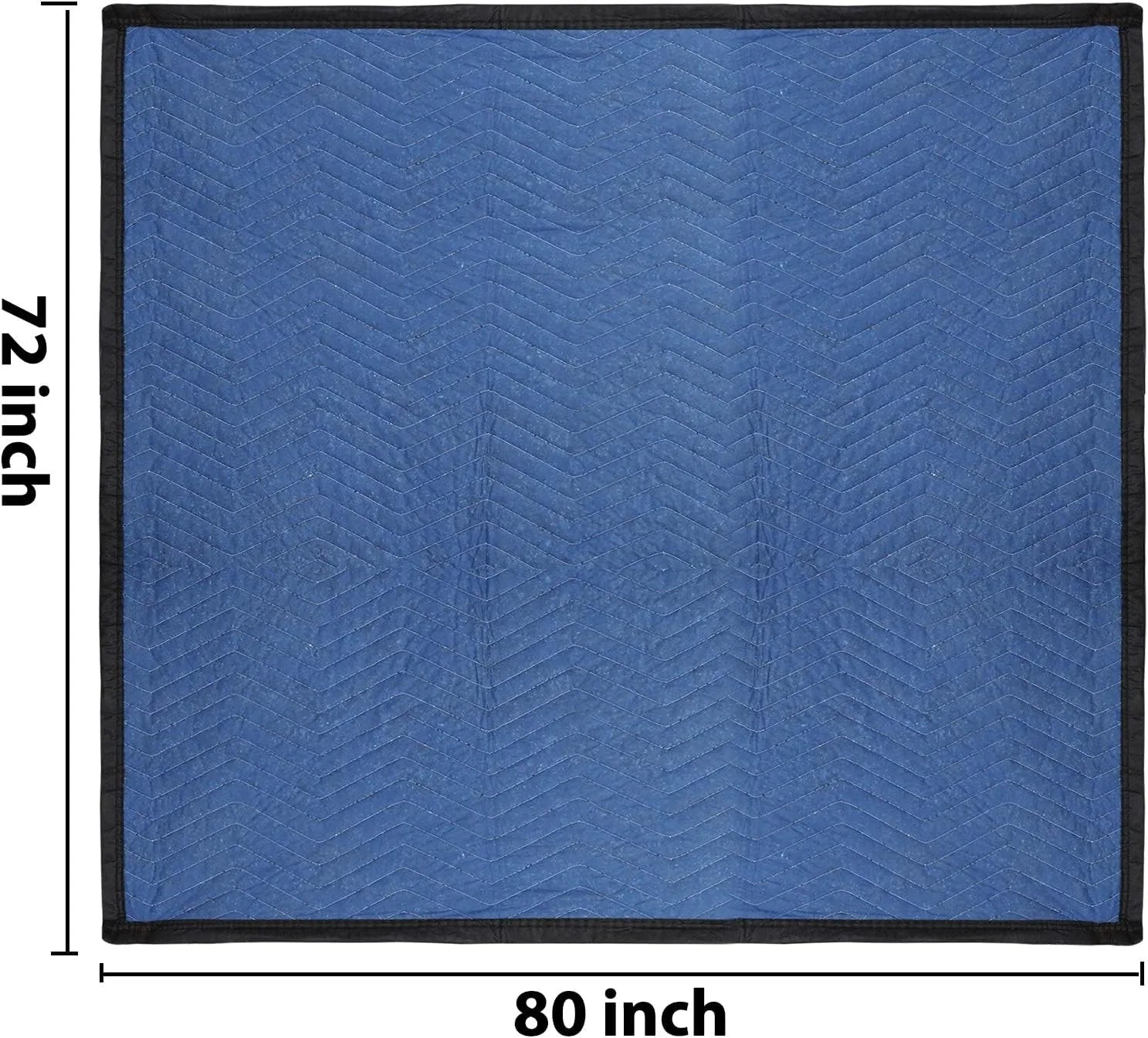 Mantas de mudanza, paquete de 12 unidades, 203 x 183 cm (peso de 15,8 kg/docena) Acolchadas para muebles, mantas de embalaje, suministros de mudanza, muebles