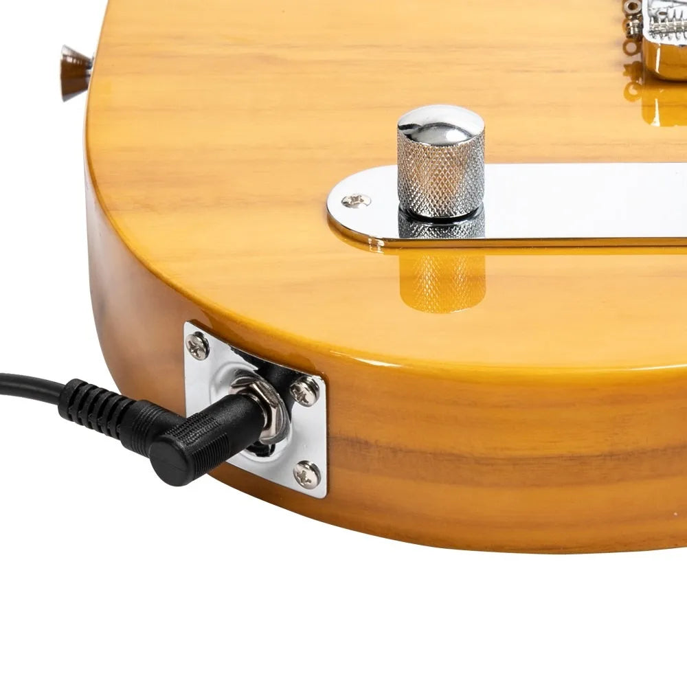 Guitarra eléctrica GTL Maple Fingerboard de 39" y 6 cuerdas con funda