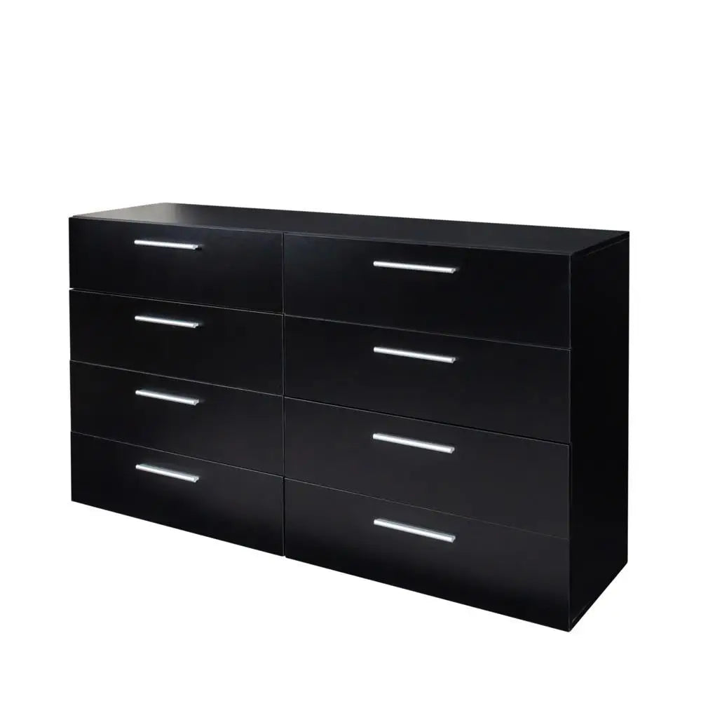 Cómoda de madera de 4 / 8 cajones, mueble de dormitorio, armario con cajones dobles