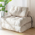 Sofá Modular Esquinero Plegable de Tela Sencillo con Compresión al Vacío, Sofá Cama Nórdico Multifuncional para Salón o Dormitorio Decoración