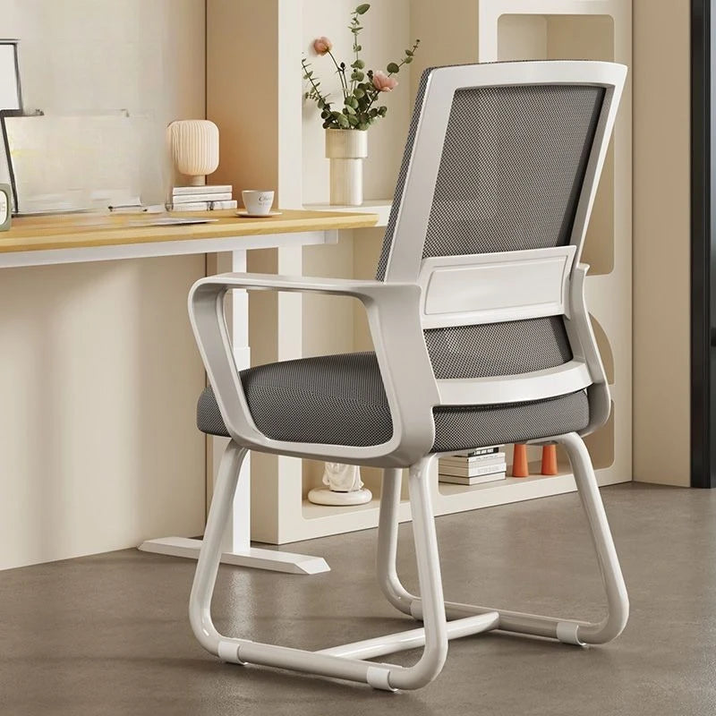 Silla de ordenador Silla gamer Silla ergonómica cómoda Silla sedentaria para oficina, reuniones, dormitorio, universidad, estudiantes, hogar, escritorio, taburete