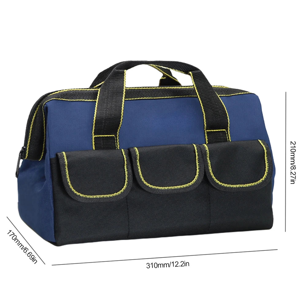 Bolsa de herramientas para escalera telescópica, bolsa portátil para herramientas multiusos, bolsa de almacenamiento de herramientas para escalera de tijera, organizador de herramientas Oxford impermeable