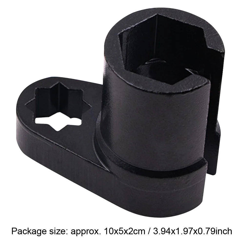 7/8 Inch/22mm Offset Oxygen Sensor Socket Wrench 3/8inch Drive O2 Remover Tool O2 Sensor Socket Adapter Engine Wrench for Car