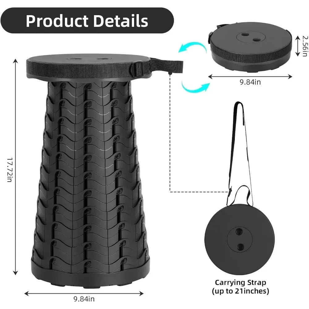 Silla de playa de pesca para exteriores, portátil, ligera, plegable, con bolsa de transporte, para acampar, pescar, duradera, para exteriores, para ir al metro