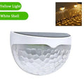 10 luces solares LED, lámparas de pared para exteriores, lámparas de jardín de energía, lámpara de valla solar impermeable, luz LED de guirnalda para decoración navideña
