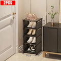 Stackable Shoe Rack Organizer Non-Woven Fabric Space Saving Entryway/Closet/Underbed Storage Home Organization Easy Assembly