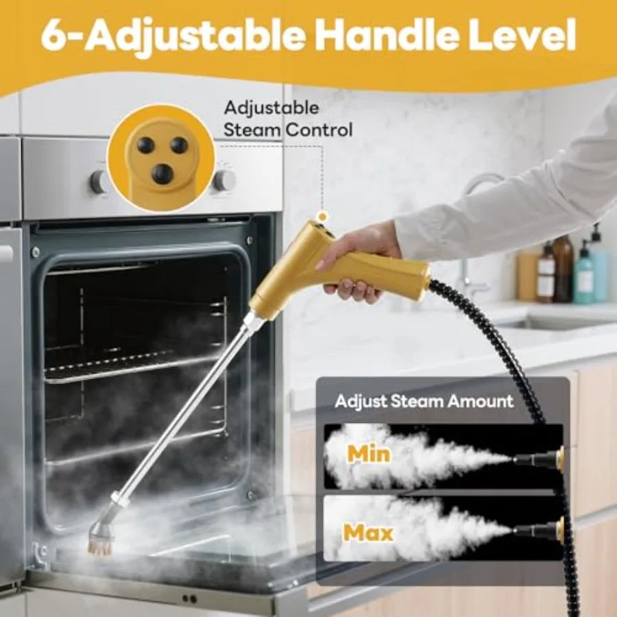Vaporizador de mano 10s Calentamiento rápido Vaporizador de mano para limpieza Limpiador de vapor de alta presión 15 en 1 para el hogar y la cocina