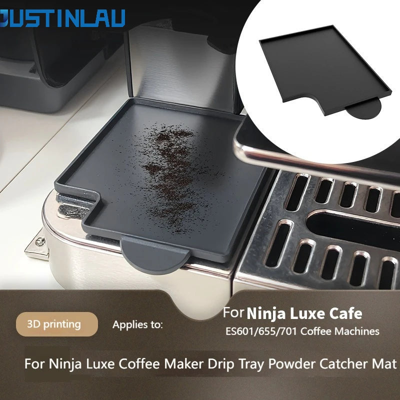JUSTINLAU para molinillo Ninja ES601 ES655 ES701, tolva de granos, soplador de aire, almohadilla receptora de polvo, removedor de posos residuales, herramientas de barista