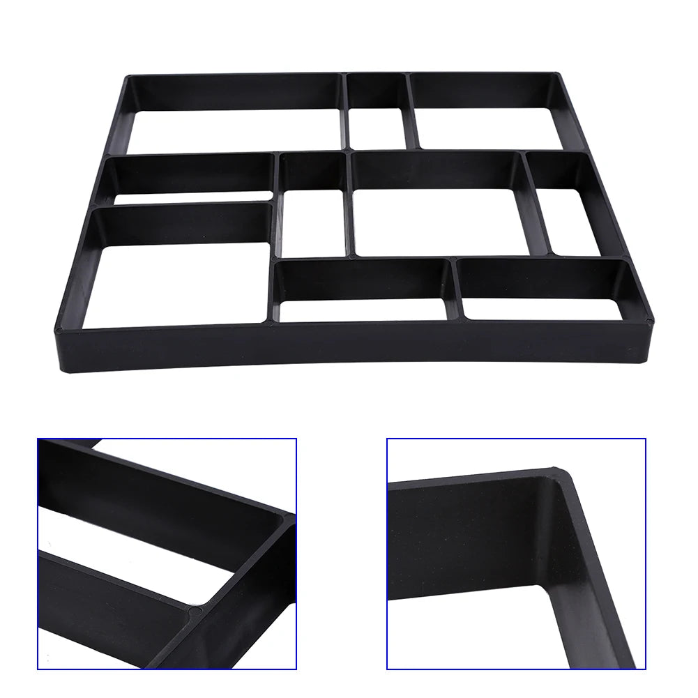 Pathmate Stone Mold Stone Paving Mold  Garden Concrete Paving Mold For Pavement walkways Outdoor Improvements Concrete Mold