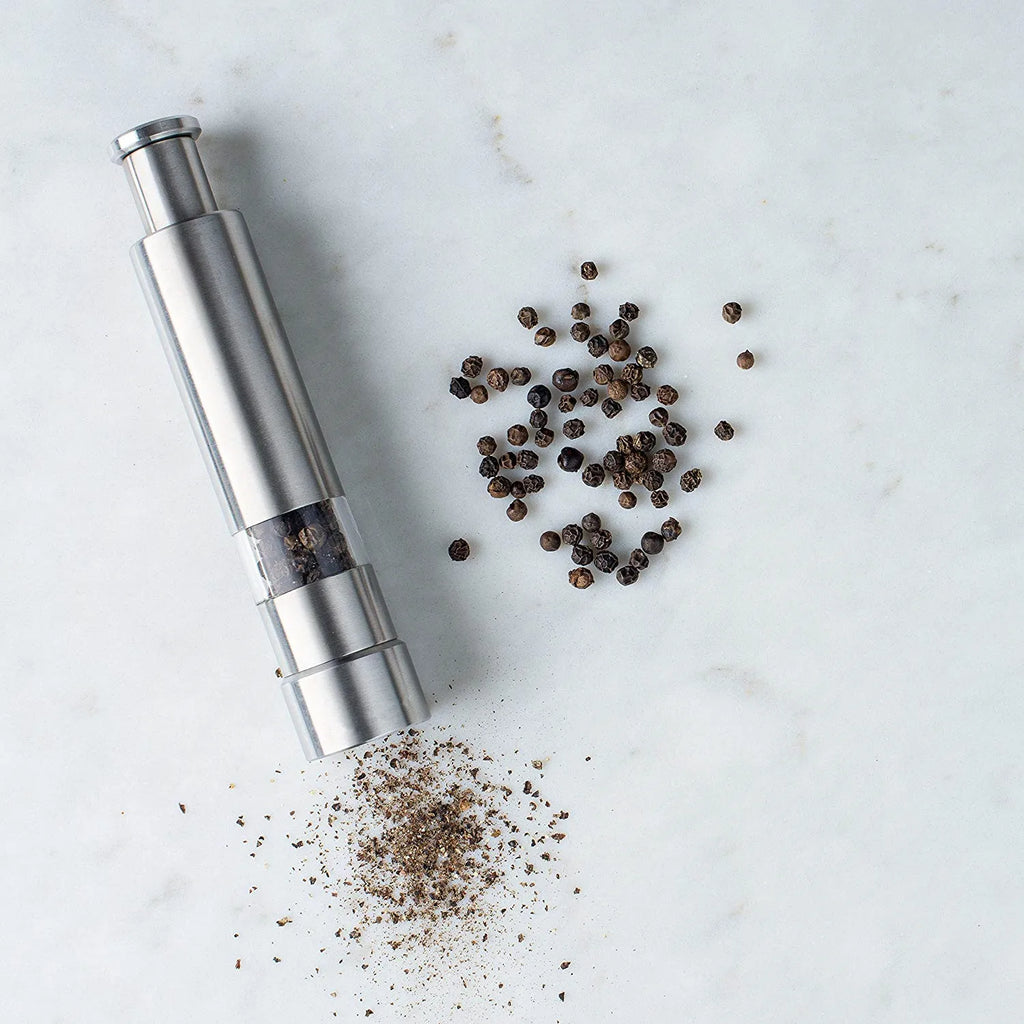 1 Piece Salt and Pepper Grinder Set Original Pump Grind Pepper Mill Thumb Press Grinder for Peppercorns Sea Salt YY027