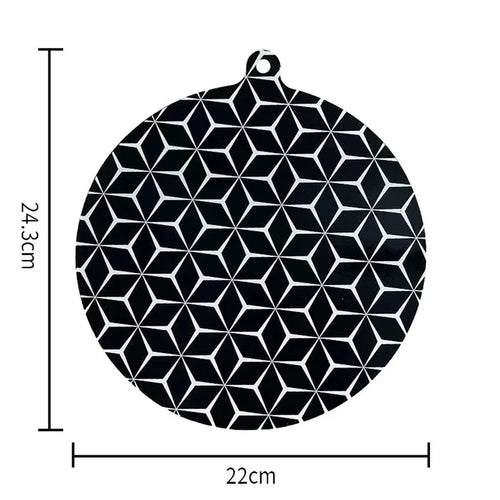 4 PCS/2PCS/1PCS induction hob protector mat induction cooker gasket round silicone induction hob protector mat 22cm
