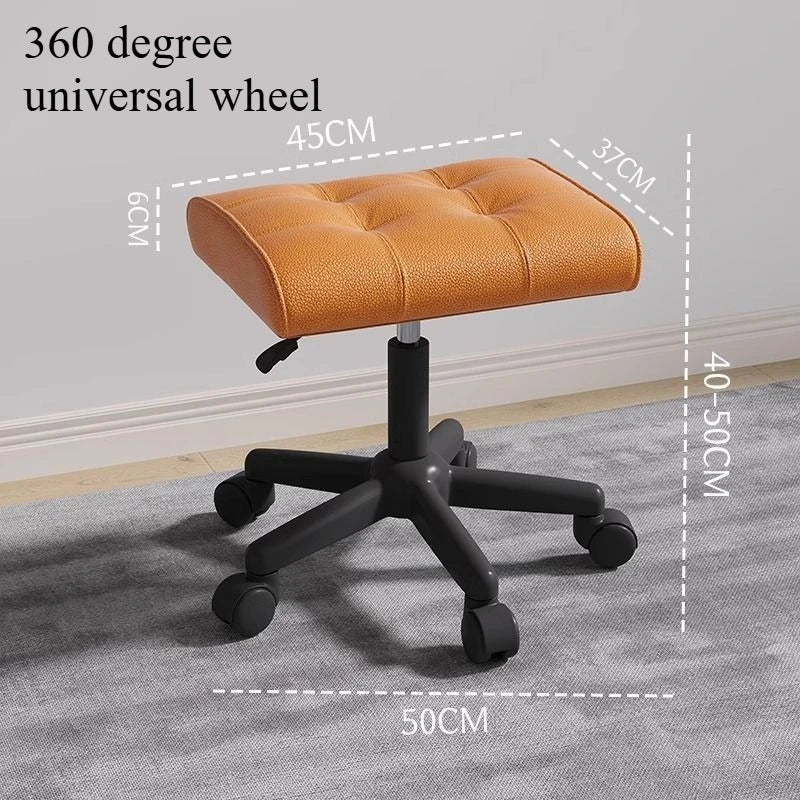 Reposapiés de altura ajustable para silla de oficina, elevador de pies debajo del escritorio con espuma viscoelástica, reposapiernas ergonómico para sofá de casa