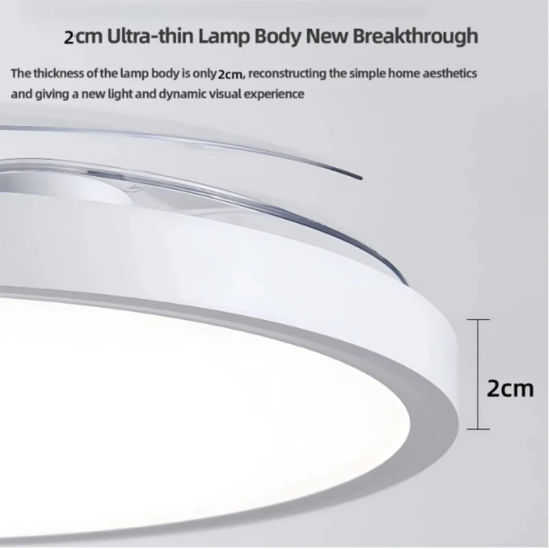 Modern Ceiling Fan Lamps silent invisible 3 folding blades blade LED lights Living room dining room Bedroom study AC95-260V