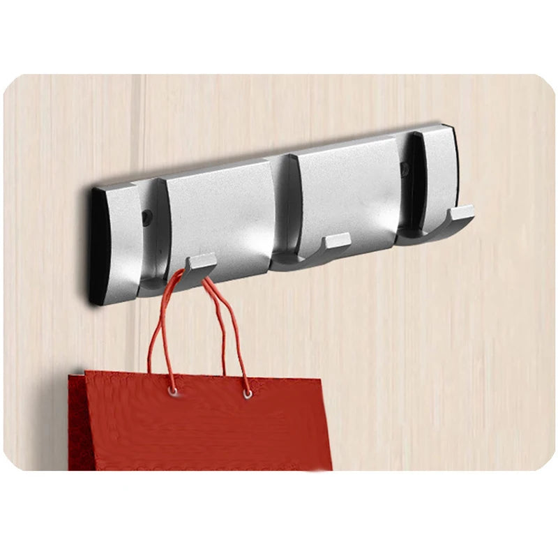 Coat Rack Wall Mount - Modern, Metal Wall Coat Rack Sturdy Wall Hook Rack Rail for Hanging Coat, Jacket, Clothes, Hat