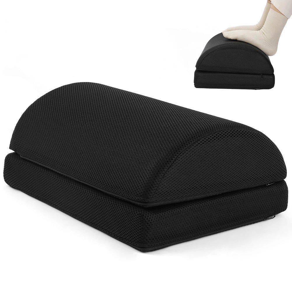 Reposapiés ergonómico para oficina – Reposapiés ajustable para debajo del escritorio para silla de oficina y silla de juegos