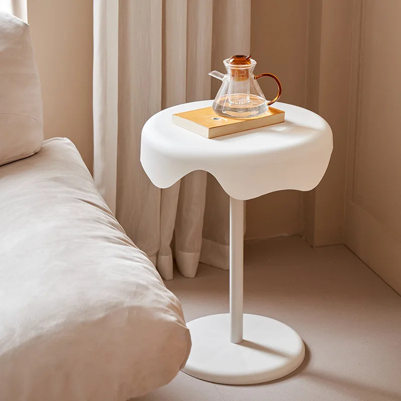 Mesa de centro con estante para helados de celebridades de Internet, mesa auxiliar pequeña móvil, mesita de noche, mesa de té tatami, mesa de centro de sofá, cama