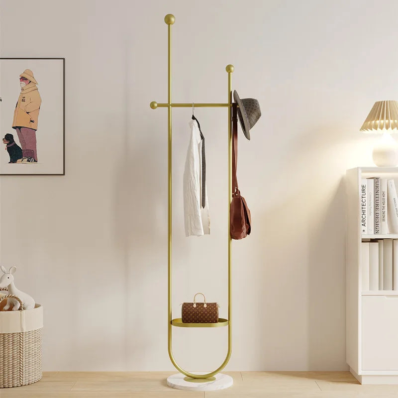 Perchero portátil de pie para dormitorio, colgador de ropa, perchero, muebles modernos para tiendas de ropa