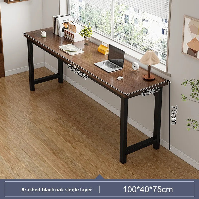 Mesa de comedor moderna compacta de doble propósito, escritorio de estudio, estrecha, ahorradora de espacio, plegable, extensible, mesa de cocina para uso doméstico