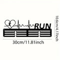1pc Soporte de Metal Negro para Medallas - Estante de Almacenamiento Colgante Multifuncional para Medallas Deportivas de Running, Decoración para el Hogar y la Oficina