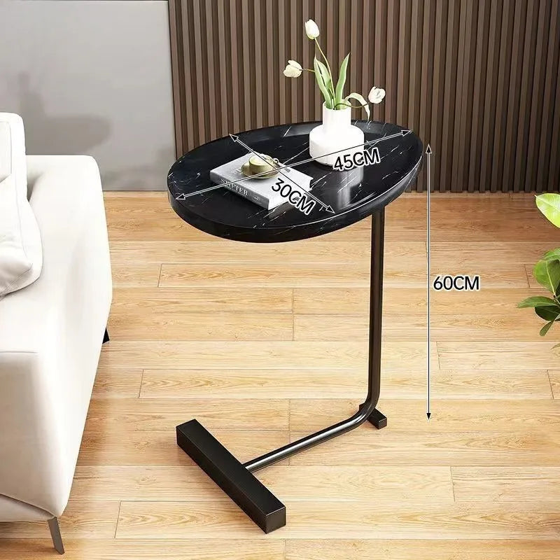 Mesa auxiliar extraíble, mesita pequeña simple para el hogar, estante de dormitorio junto a la cama, sala de estar, mesa auxiliar de sofá mini de celebridades de Internet.